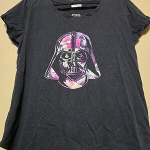 Star Wars Floral Darth Vader Tee
